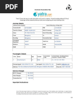 Yatra Print Train Ticket