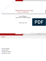 The Mundell-Fleming-Tobin Model: Lecture 11, ECON 4330