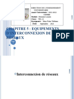 Chapitre5 EQUIPEMENTinterconnexion