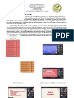 Parent Orientation Narrative Report