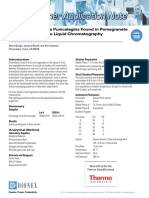 Determination of The Punicalagins Found in Pomegranate by High Performance Liquid Chromatography