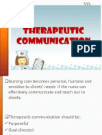 Therapeutic Communication