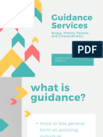 Guidance Services: Scope, History, Factors and Characteristics