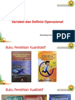 05 - Variabel Dan Definisi Operasional