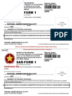 Sar-Form 1: Confirmation Slip