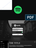 Spotify Template