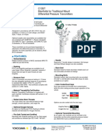 General Specifications: C13ST Manifolds For Traditional Mount Differential Pressure Transmitters