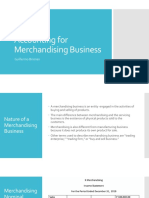 Accounting For Merchandising Business
