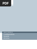Configuration System: BIOS Settings