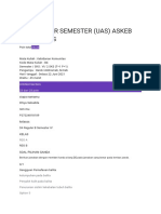 UJIAN AKHIR SEMESTER (UAS) ASKEB KOMUNITAS