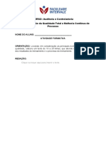 Auditoria e Controle: Treinamento e Avaliação