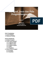 Outline Materi Paragraf, Jenis Dan Pola Pengembangannya