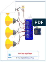 Skematik Kontrol Lampu Dengan Telegram