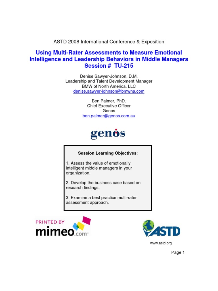 Emotional Intelligence and Leadership Styles | PDF | Emotional