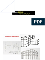 Rancangan Denah Berdasarkan Modul & Struktur