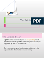 Revision ”Opinion Essay”