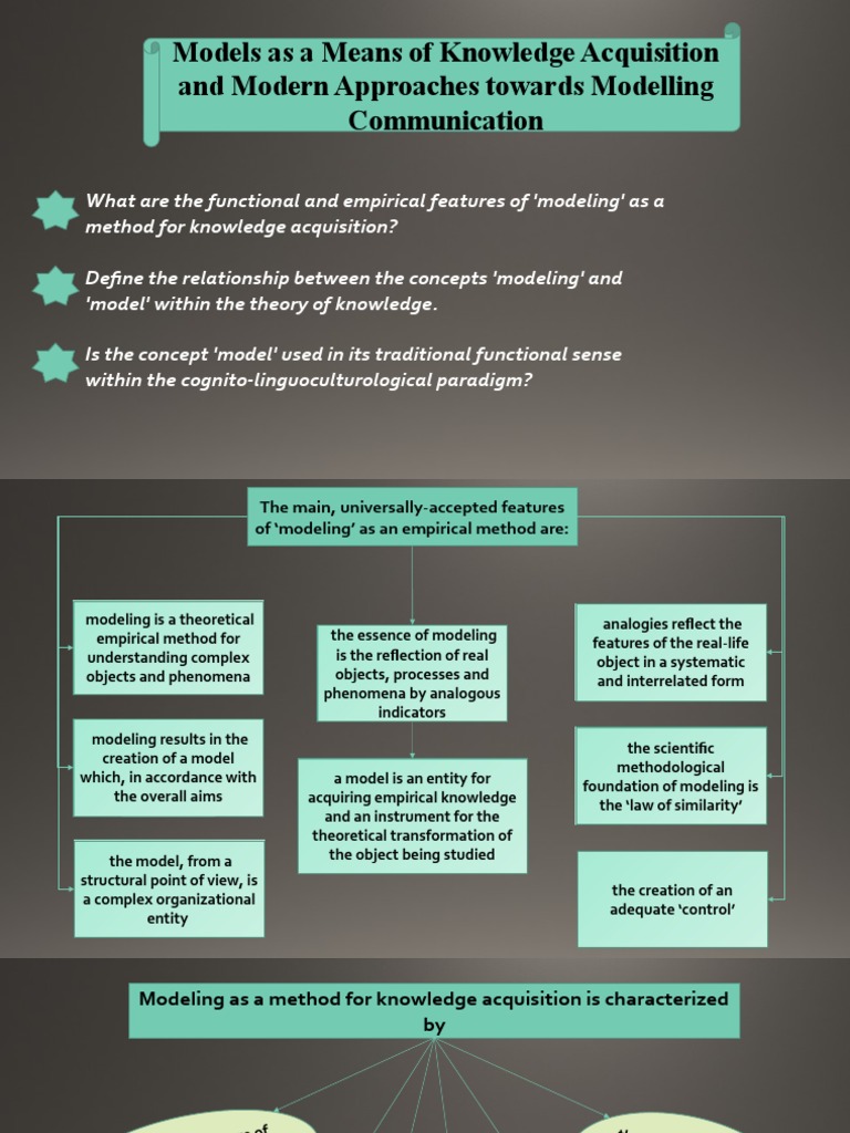 Understanding Modeling for Knowledge Acquisition | PDF | Knowledge ...