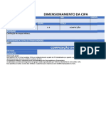 DIMENSIONAMENTO CIPA