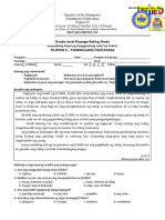 Phil IRI Form 3A 3B Filipino 5 Pretest