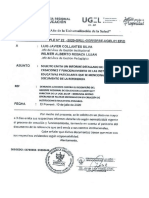 Memorandum Multiple N° 22-2020 a Luis Collantes