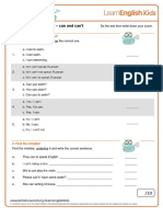 Grammar Practice Modals Can and Cant Final