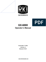 GX-6000 Manual