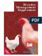 Cobb 500SF Breeder Management Supplement 2005