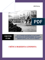 Furr - La Unión Soviética Invadió Polonia en Septiembre de 1939 (Respuesta. No, No Lo Hizo)