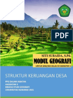 Bahan Ajar Struktur Keruangan Desa Siti Subaida