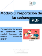Preparación de Las Sesiones PDF