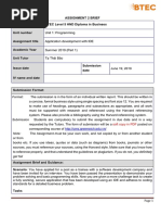 Unit 1 Assignment Brief 2