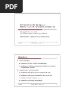 Introduction To Computer Networks and Telecommunications: Objectives