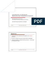 Introduction To Computer Networks and Telecommunications: Objectives