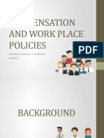 Compensation and Work Place Policies