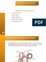 Evaluación de proyectos de inversión: Análisis de mercado