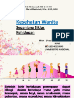 SIKLUS HIDUP PEREMPUAN