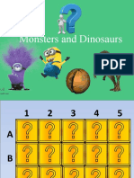 Monster and Dinosaurs
