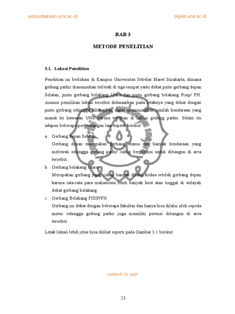 Bab 3 Metode Penelitian Pdf