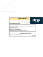 Recibo de Caja en Excel