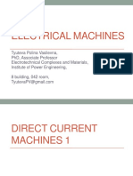 Direct Current Machines Lectures