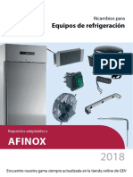 Ricambios para equipos de refrigeración AFINOX