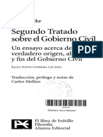 2 - Locke, J 2º Tratado Sobre El Gobierno Civil - Cap. 2, 5, 7, 8, 9