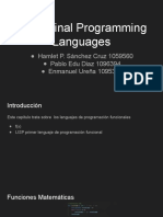 Functioinal Programming Languages