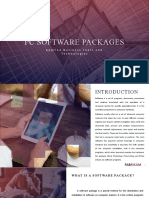 PC software packages guide