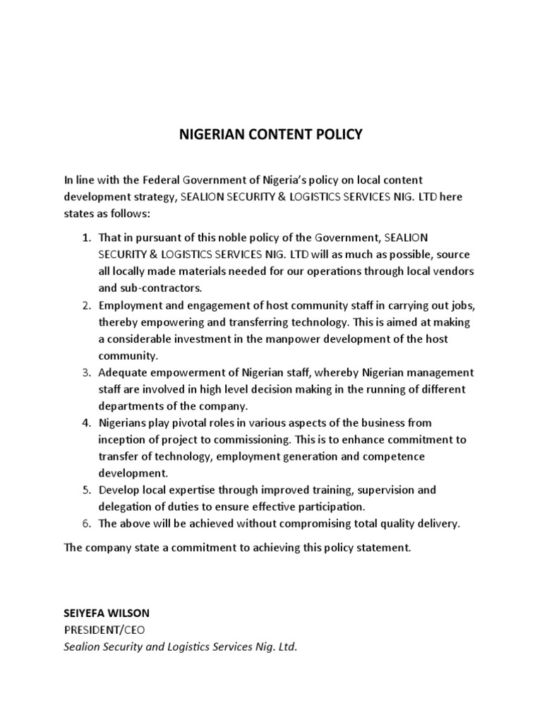 what is local content plan