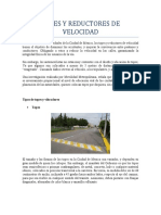 Topes y Reductores de Velocidad