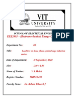 EEE2003 - Electromechanical Energy Conversion Lab: School of Electrical Engineering