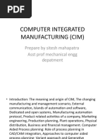 Computer Integrated Manufacturing (Cim)