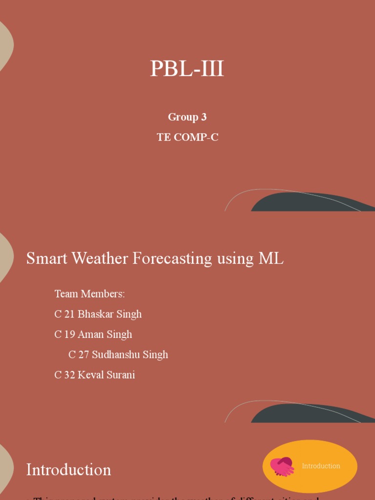 Smart Weather Forecasting with ML | PDF