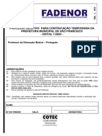Caderno: Processo Seletivo para Contratação Temporária Da Prefeitura Municipal de São Francisco - EDITAL 1/2020